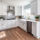 RTA Shaker Solid Wood Wall Cabinet Origami White for Kitchen, Bathroom & Laundry Storage